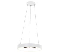 Netlighting Ring Sled Cylindrical Pendant Ceiling Light White Matt Netlighting White