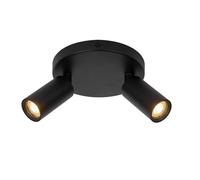Netlighting Ritmo Ceiling spotlight Ø15cm 2xGU10 (MR11) Black Netlighting Black