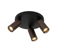 Netlighting Ritmo Ceiling spotlight Ø18cm 3xGU10 (MR11) Coffee in Brown Netlighting Brown
