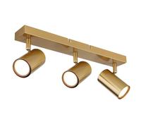 Netlighting Robby Ceiling Spotlight Bar Gold Colours Brushed 3x GU10 Netlighting Gold