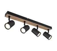 Netlighting Robby Ceiling Spotlight Bar Matt Black 4x GU10 Netlighting Black