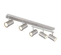 Netlighting Robby Ceiling Spotlight Bar Nickel Matt 5x GU10 in Grey Netlighting Grey
