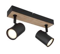 Netlighting Robby Twin Ceiling Spotlight Matt Black 2x GU10 Netlighting Black