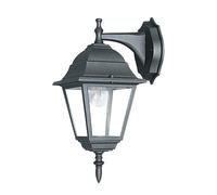 Netlighting ROMA Outdoor DOWN Wall Lanterns Black IP44 19.5x35x14.6cm | Size: 19.5x35x14.6 cm Netlighting Black 19.5x35x14.6 cm