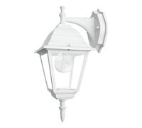 Netlighting ROMA Outdoor DOWN Wall Lanterns White IP44 19.5x35x14.6cm | Size: 19.5x35x14.6 cm Netlighting White 19.5x35x14.6 cm