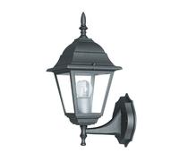 Netlighting ROMA Outdoor UP Wall Lanterns Black IP44 19.5x35x14.6cm | Size: 19.5x35x14.6 cm Netlighting Black 19.5x35x14.6 cm