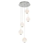 Netlighting Rosario Classic Cluster Pendant Ceiling Light LED 3200K in Grey Netlighting Grey