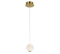Netlighting Rosario Classic Globe Pendant Ceiling Light LED 3200K in Gold Netlighting Gold