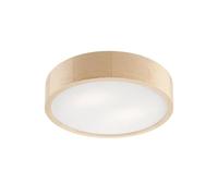 Netlighting Round Cylindrical Ceiling Light Pine 2x E27 in Light Oak Netlighting Light Oak