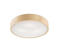 Netlighting Round Cylindrical Ceiling Light Pine 3x E27 in Brown Netlighting Brown