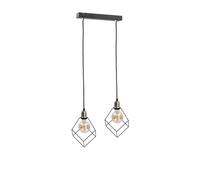 Netlighting Ruben Bar Pendant Ceiling Light Gold 50cm 2x E27 Netlighting Gold