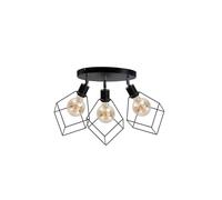 Netlighting Ruben Ceiling Spotlight Clusters Black 32cm 3x E27 Netlighting Black
