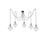 Netlighting Ruben Cluster Pendant Ceiling Light Gold 5x E27 Netlighting Gold