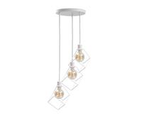 Netlighting Ruben Cluster Pendant Ceiling Light White 32cm 3x E27 Netlighting White