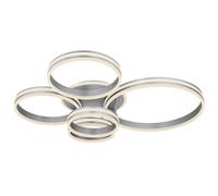 Netlighting Rubio Semi Ceiling Light Grey 5x LED Dimmable 2700-6000K Remote Netlighting Grey