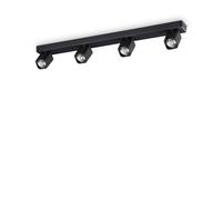 Netlighting Rudy 4 Light Ceiling Spotlight Bar Black Netlighting Black