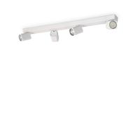 Ideal Lux Rudy 4 Light Ceiling Spotlight Bar White