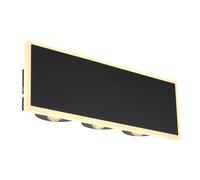 Netlighting Saidy 9x25cm Integrated LED Wall Lamp Matt Black LED 3000K | Size: 9x25 cm Netlighting Black 9x25 cm