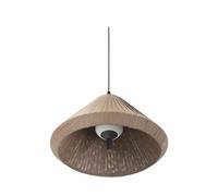 Netlighting Saigon Grey Brown Pendant Lamp T70 Cone Cap 2700K IP65 in Dark Grey Netlighting Dark Grey