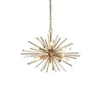 Netlighting 'SALERNO' Stylish Dimmable Indoor Modern 6 Light Ceiling Pendant in Clear Netlighting Clear