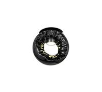 Netlighting Salvio Ceramic Ceiling Round Sculpture 1 x 3W LED Chrome Black Netlighting Black