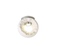 Netlighting Salvio Ceramic Ceiling Round Sculpture 1 x 3W LED Chrome White Netlighting White