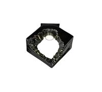 Netlighting Salvio Ceramic Ceiling Square Sculpture 1 x 3W LED Chrome Black Netlighting Black