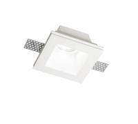 Netlighting Samba 1 Light Square Recessed Spotlight White GU10 Netlighting White