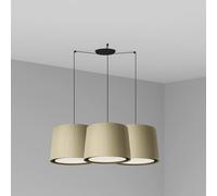 Netlighting Samba Triple Cylindrical Cluster Drop Light Beige E27 Netlighting Beige