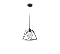Netlighting SANTANA Wire Frame Pendant Ceiling Light Black 20x20x23cm | Size: 20 x 20 x 23 cm Netlighting Black 20 x 20 x 23 cm
