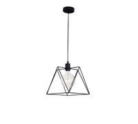 Netlighting SANTANA Wire Frame Pendant Ceiling Light Black 26x26x25cm | Size: 26 x 26 x 25 cm Netlighting Black 26 x 26 x 25 cm