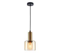 Netlighting Santia Modern 1 Light Dome Pendant Ceiling Light E27 in Copper Netlighting Copper