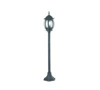 Netlighting SANTIAGO Outdoor 110cm Bollard Black Green IP44 110.7x15.5cm | Size: 110.7x15.5 cm Netlighting Black 110.7x15.5 cm
