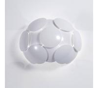 Netlighting Santina Modern 1 Light Wall Lamp E27 in White Netlighting White