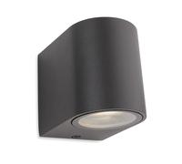 Netlighting Scenic 1 Light Single Wall Light Gun Metal IP44 GU10 in Grey Netlighting Grey