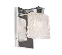 Netlighting Seaview 1 Light Wall Light Polished Chrome Finish G9 in Grey Netlighting Grey