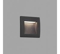 Netlighting Sedna LED Outdoor Recessed Wall Light Dark Grey IP65 Netlighting Dark Grey
