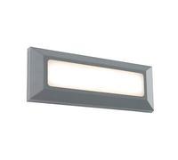 Netlighting Severus Outdoor Integrated LED Landscape Direct IP65 3W Grey Abs Plastic & Frosted Pc Netlighting Grey