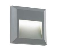 Netlighting Severus Outdoor Integrated LED Square Indirect IP65 1.1W Grey Abs Plastic & Clear Pc Netlighting Grey