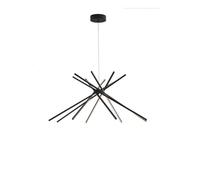 Netlighting SHANGHAI LED Pendant Ceiling Light Black 2370lm 3000K 113x51.5cm | Size: 113x51.5 cm Netlighting Black 113x51.5 cm