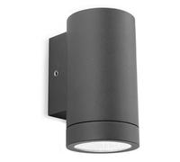 Netlighting Shelby LED 1 Light Single Outdoor Wall Light Graphite IP65 in Black Netlighting Black