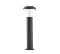 Netlighting Shelby LED Outdoor Bollard Light White Dark Grey IP65 Netlighting Grey