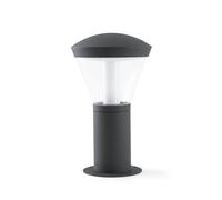 Netlighting Shelby LED Outdoor Pedestal Light White Dark Grey IP65 Netlighting Grey