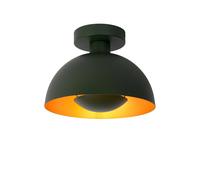 Netlighting Siemon Modern Flush Ceiling Light Ø 25cm 1xE27 Green Netlighting Green