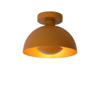 Netlighting Siemon Modern Flush Ceiling Light Ø 25cm 1xE27 Ocher Yellow in Mustard Netlighting Mustard