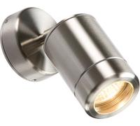 Netlighting Single Stainless Steel Adjustable Wall Light 230V IP65 GU10 35W in Grey Netlighting Grey