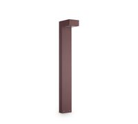 Netlighting Sirio 2 Light Outdoor Bollard Light Coffee IP44 in Brown Netlighting Brown