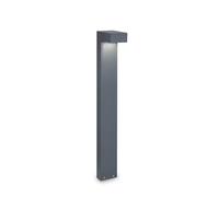 Netlighting Sirio 2 Light Outdoor Tall Bollard Anthracite IP44 G9 in Black Netlighting Black