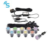 Netlighting Smart Ikon Outdoor Recessed Ground Light Rgb IP67 0.75W Polished Stainless Steel in Grey Netlighting Grey