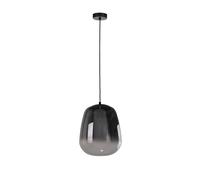 Netlighting Smoky Dome Pendant Ceiling Light Black 26cm 1x E27 Netlighting Black